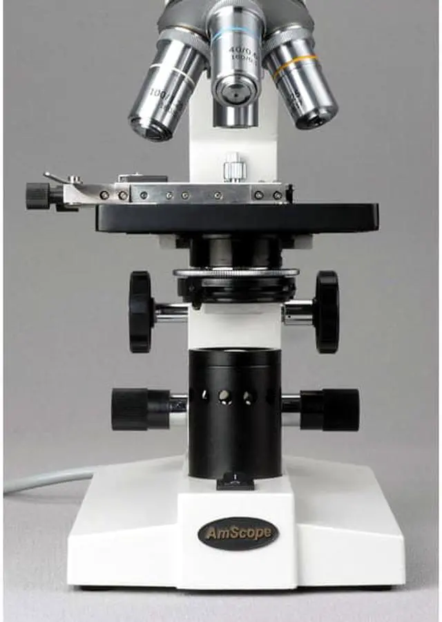 Alt view image 3 of 9 - 40X-2000X Binocular Biological Microscope with Mechanical Stage