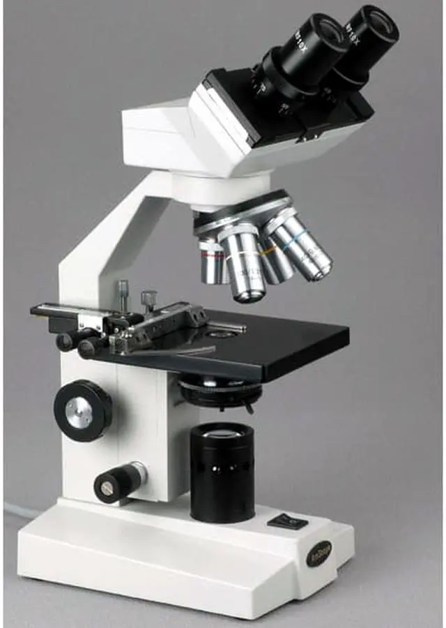 Alt view image 2 of 9 - 40X-2000X Binocular Biological Microscope with Mechanical Stage