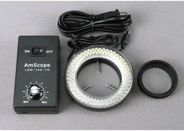 Alt view image 4 of 9 - 3.5X-90X Trinocular Stereo Microscope with 144-LED Ring Light