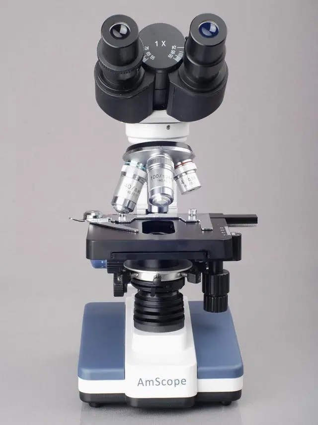 Alt view image 3 of 8 - 40X-2500X LED Digital Binocular Compound Microscope with 3D Stage + USB Camera