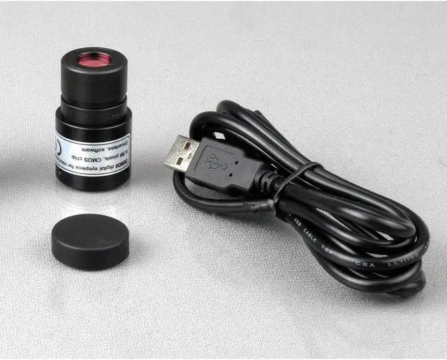 Alt view image 6 of 8 - 40X-2500X LED Digital Binocular Compound Microscope with 3D Stage + USB Camera