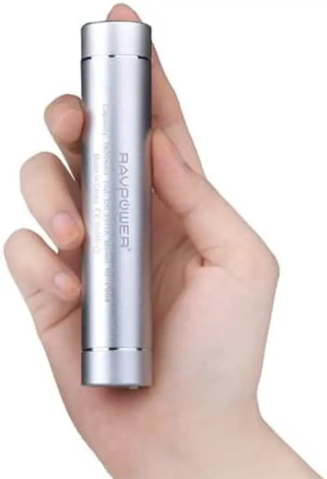 Main image of RAVPower® 2600mAh External Battery Pack Charger / Portable Power Bank with Flashlight for iPhone 5, 4S, Galaxy S4, S3, Note 2, Nexus 4, Lumia 1050, 920 and other Mobile Devices with 5V Input