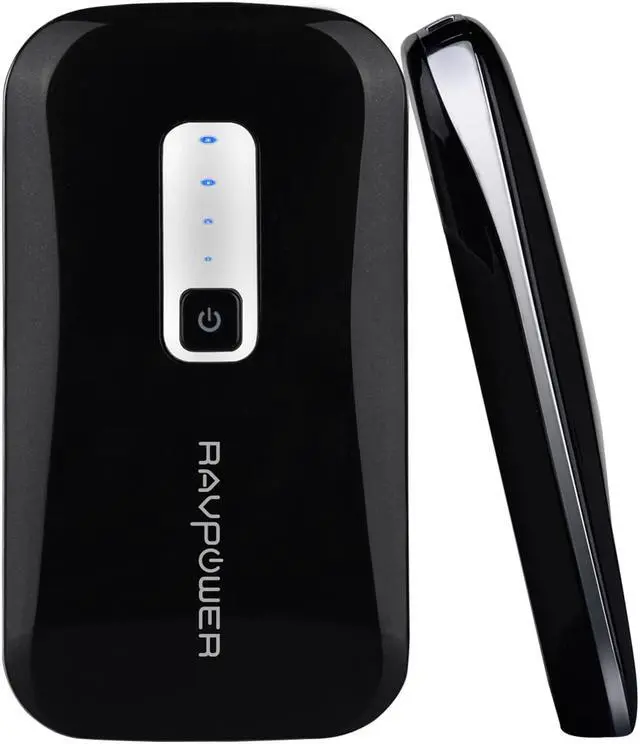 Alt view image 3 of 5 - RAVPower RP-PB04 10000mAh 3A Lithium Polymer External Battery Power Bank for iPad, iPhone, Samsung Galaxy, Note, HTC One (M8), Google Nexus, Moto X and other Mobile Devices