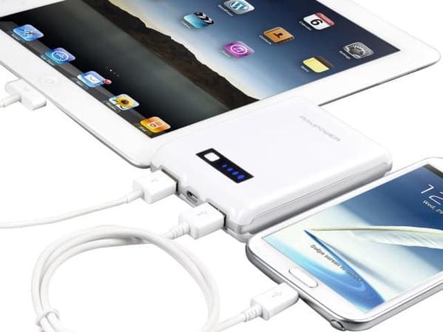 Alt view image 5 of 6 - RAVPower RP-PB07U Super High Capacity Power Bank (12000mAh Capacity / 1A & 2.1A Dual USB Output) for iPod, iPhone, Smartphones, Digital Cameras, Tablets and E-Books