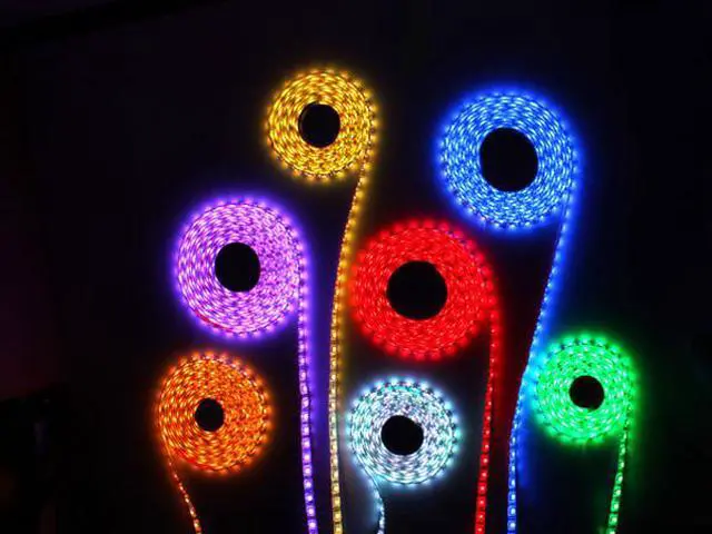 Alt view image 6 of 6 - TaoTronics TT-SL007 Waterproof RGB LED Strip Light Kit (16.4ft, 300 LEDs, Color Changing RGB SMD 5050, Dimmable, Including a 44-key Remote Control & 60w Power Supply)