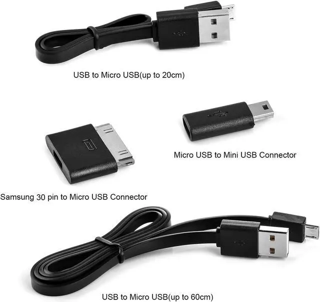 Alt view image 7 of 9 - RAVPower 3rd Gen Deluxe 13000mAh External Battery Portable Dual USB Charger 4.5A Output Power Bank. iSmart(tm) Broad Compatibility. For iPhone 6 6 plus 5S 5C 5 4S, iPad Air, Galaxy S5 S4 S3(Black)