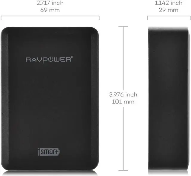 Alt view image 2 of 13 - RAVPower RP-UC10(B) 50W/10A 6-Port iSmart USB Charging Station / USB Travel Wall Charger for Most USB-Charged Devices - Black