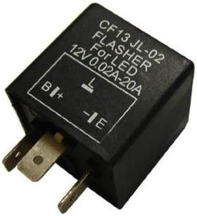 Main image of 3-Pin CF-13 Electronic Flasher Relay Fix For LED Turn Signal Light Bulbs