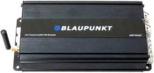 Alt view image 2 of 6 - Blaupunkt AMP1804BT Car Audio 4-channel Class D Amplifier With Bluetooth