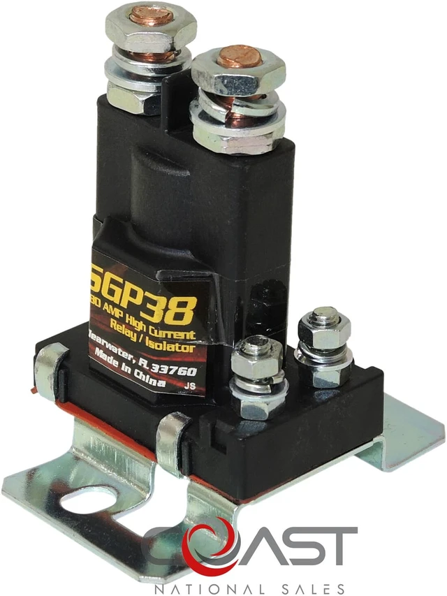 Alt view image 12 of 19 - STINGER SGP38 CAR AUDIO 80 AMP 12V DUAL BATTERY HIGH CURRENT RELAY & ISOLATOR