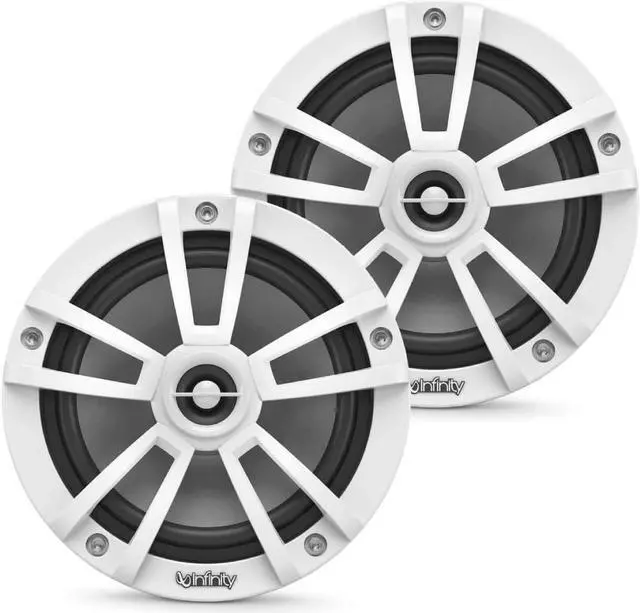 Alt view image 11 of 18 - Infinity 622MW 450W 6.5" 2-Way Water Resistant Coaxial Marine Audio Speakers