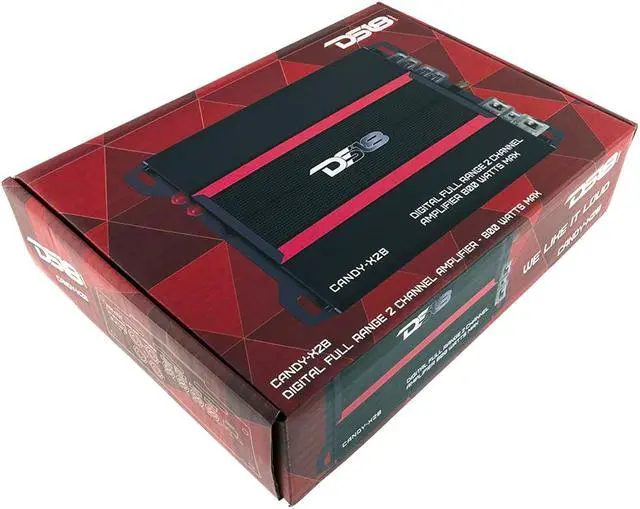 Alt view image 7 of 10 - DS18 CANDY-X2B 800 Watt 2 Channel Amplifier Car Stereo Audio Mini Compact Amp