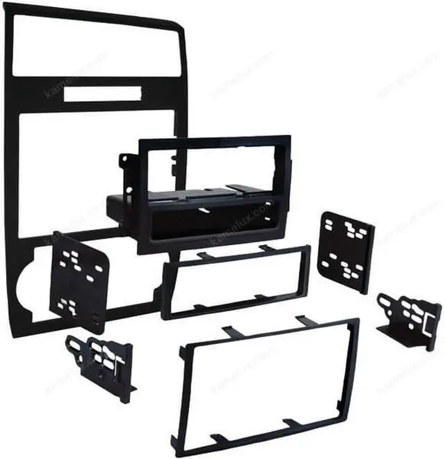 Alt view image 4 of 7 - Metra 99-6519B Double/Single DIN Stereo Dash Kit for 05-07 Dodge Charger/Magnum