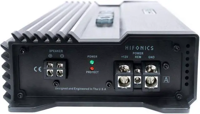 Alt view image 7 of 12 - Hifonics A1200.1D ALPHA Super D-Class 1200 Watt Monoblock Car Audio Amplifier