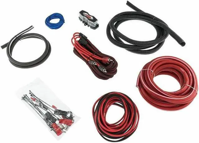 Main image of DS18 AMPKIT4 4 Gauge 4 AWG Wire Complete Amplifier Installation Kit
