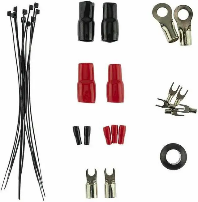 Alt view image 4 of 11 - DS18 AMPKIT4 4 Gauge 4 AWG Wire Complete Amplifier Installation Kit