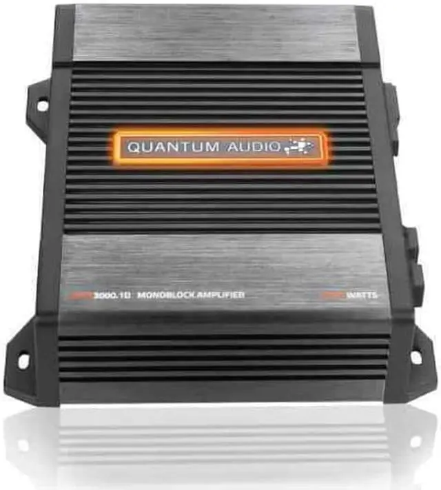 Alt view image 2 of 6 - QUANTUM AUDIO QPX3000.1D 3000 Watts Max Class-D Monoblock Car Subwoofer Amplifier