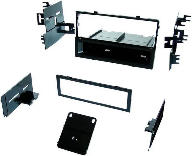 Alt view image 4 of 6 - Car Stereo Double DIN Radio Dash Stereo Mounting Installation Trim Bezel Kit