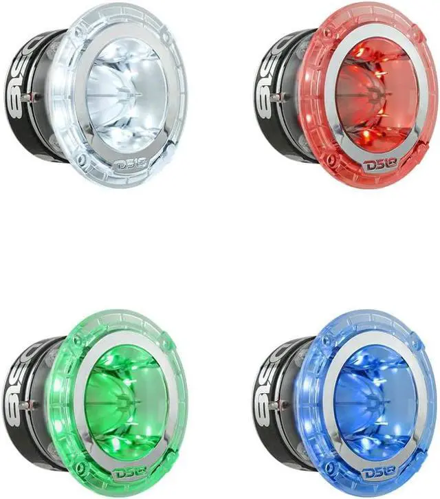 Alt view image 3 of 6 - DS18 PRO-TW4L 1.75" 600W Max 4-Ohm Titanium Super Bullet Tweeter w/ RGB LED
