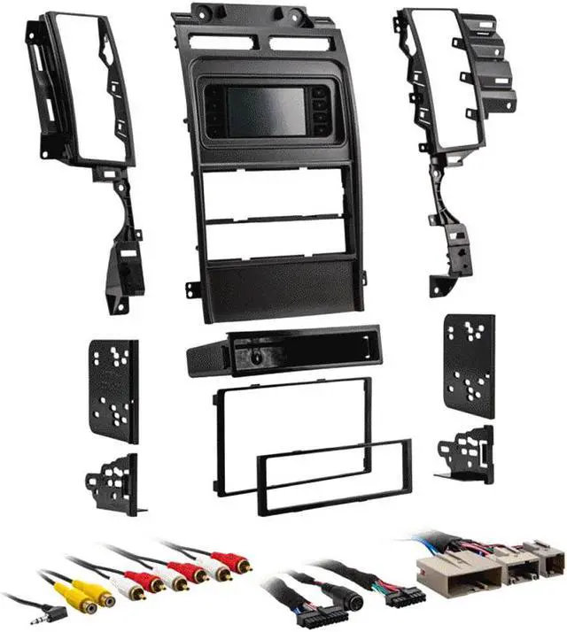 Alt view image 11 of 14 - Metra 99-5722 Single/Double-DIN Dash Kit for Ford Taurus(w/Key Start) 2010-2012