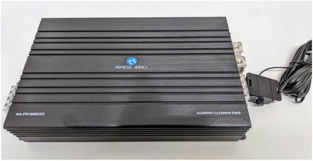 Main image of Nemesis Audio NA-FR1800X5D 200Wx4 RMS 5-Channel Class-D Full Range Car Amplifier