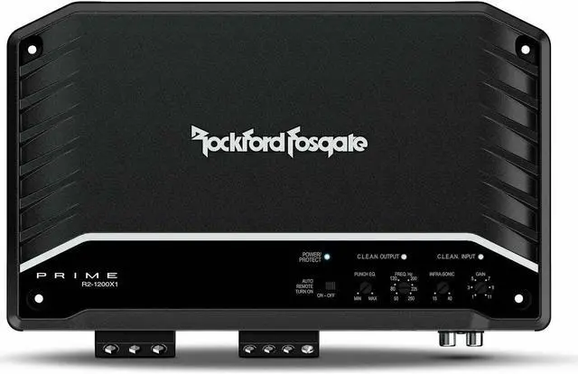 Alt view image 3 of 11 - Rockford Fosgate R2-1200X1 Prime Series mono subwoofer amplifier - 1,200W RMS