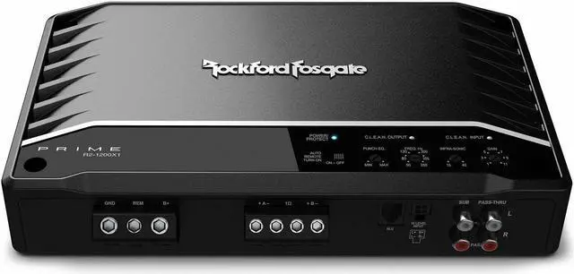 Alt view image 5 of 11 - Rockford Fosgate R2-1200X1 Prime Series mono subwoofer amplifier - 1,200W RMS