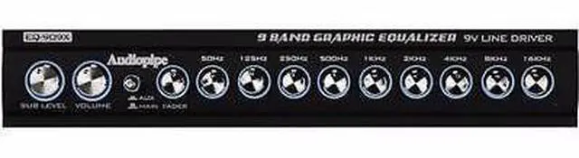 Alt view image 18 of 19 - Audiopipe EQ909X Voltage Display 9 Band Equalizer