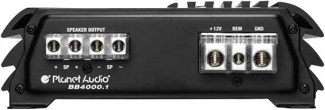 Alt view image 13 of 15 - PLANET AUDIO BBD4000.1 Big Bang 4,000W Class D Mono Block Amp