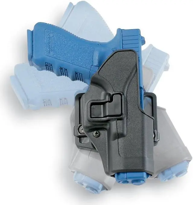 Alt view image 2 of 15 - BlackHawk 410503BK-R CQC Serpa Holster Black R/H Colt Government 1911 & Variants