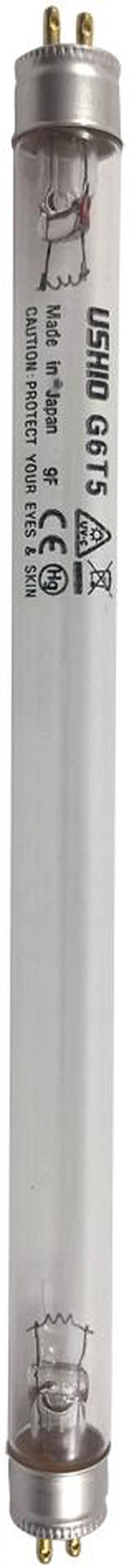 Alt view image 4 of 5 - USHIO G6T5 6W Germicidal Low Pressure Mercury-Arc Lamp