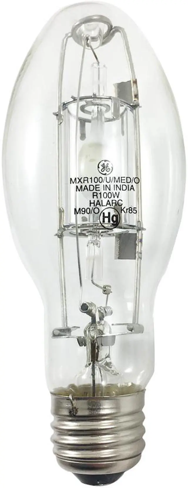 Alt view image 2 of 5 - GE 12381 MXR 100W ED17 E26 PulseArc Multi-Vapor Quartz Metal Halide Bulb