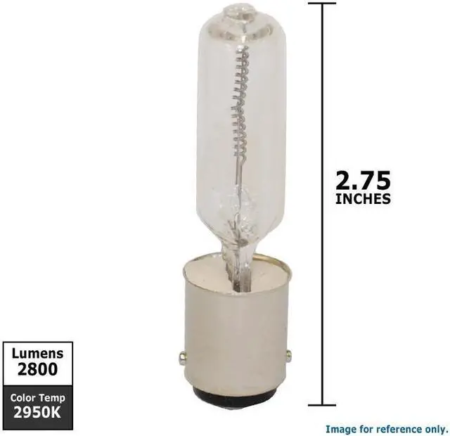 Alt view image 7 of 8 - ETC bulb Sylvania 150w 120v Super-Q Bayonet Halogen Light Bulb