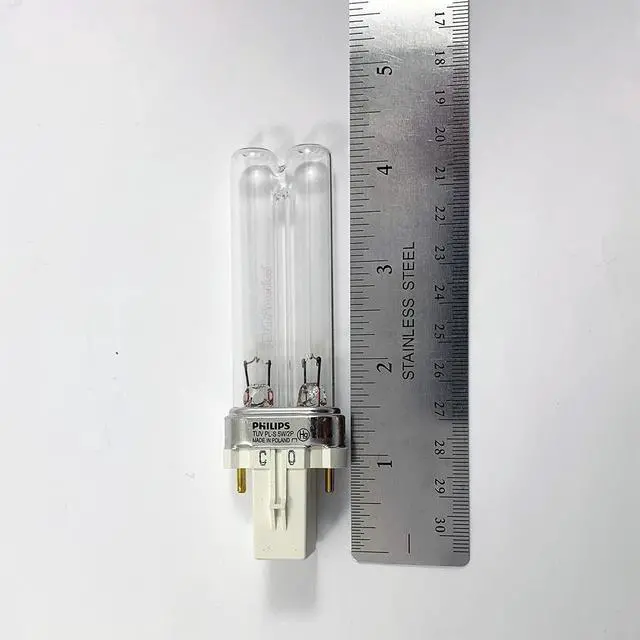 Alt view image 2 of 2 - Philips 5w Single Tube 2-Pin G23 TUV PL-L Germicidal Light Bulb