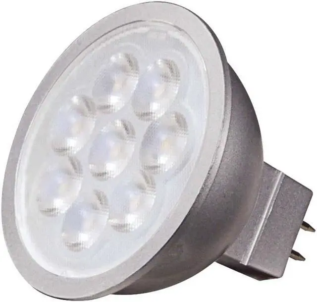 Main image of Satco 6.5w LED MR16 LED 3000K 40 deg. beam spread GU5.3 base 12 volt AC/DC Carded