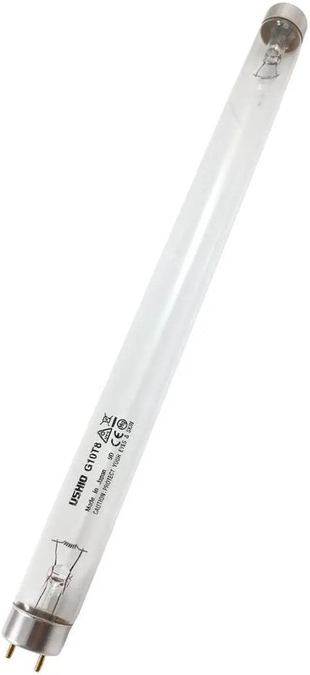 Alt view image 2 of 7 - USHIO G10T8 9.5W Germicidal Low Pressure Mercury-Arc Lamp