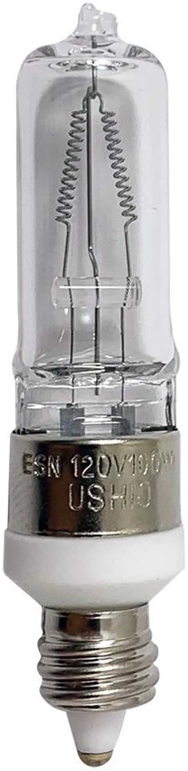 Alt view image 2 of 3 - USHIO 100W 120V ESN T4 E11 Halogen Light Bulb