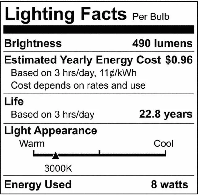 Alt view image 3 of 3 - Satco 08636 - 8MR16/LED/15'/30K/90CRI/12V S8636 MR16 Flood LED Light Bulb