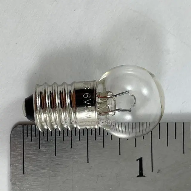 Alt view image 3 of 4 - USHIO SM-8G101 15W 6V E10 Base Incandescent Scientific Medical Light Bulb