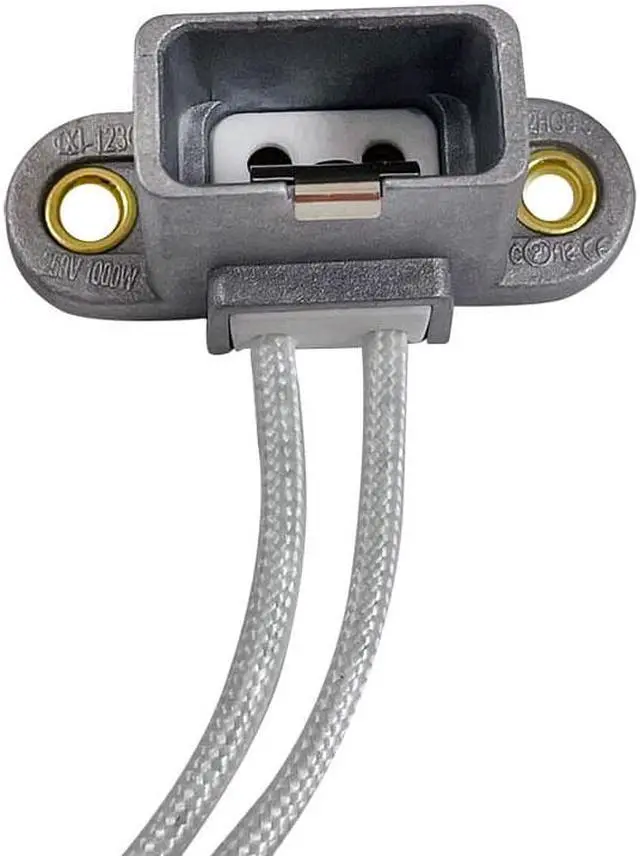 Alt view image 2 of 4 - G9.5 lamp holder - Ceramic Steatite Socket - 69006 TP-22XL Replacement