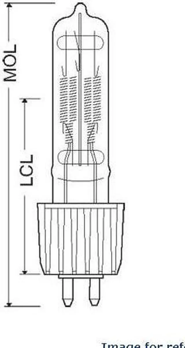 Alt view image 2 of 3 - Ushio HPL 750W 240V+ Stage & Studio Lamp, 300-Hour Life, Powerful and Efficient Lighting Solution  Model 1003184