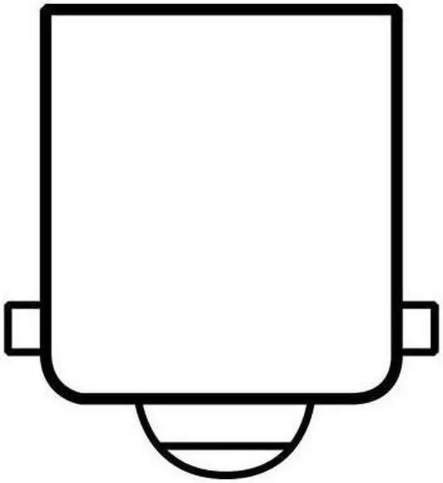 Alt view image 3 of 5 - GE 27568 1691AF - 17w S8 BA15s 28v Miniature Aircraft Low Voltage Light Bulb