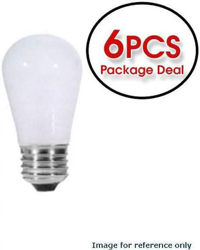 Alt view image 2 of 2 - 6PK - OSRAM 75W 120V S14 Ceramic White Incandescent light bulb