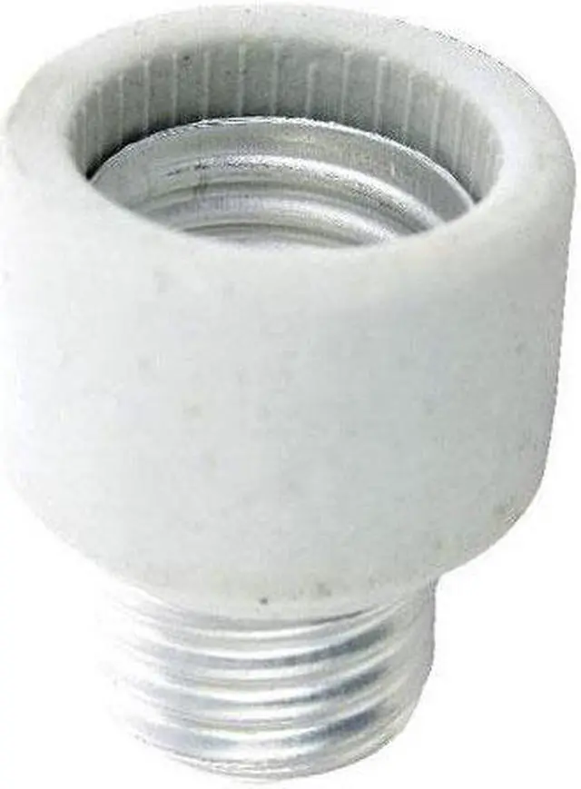 Main image of Satco E131 E26 Ceramic E26 Medium Base 1inch porcelain socket extender