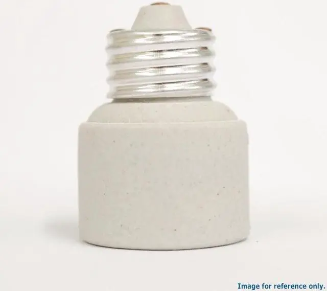 Alt view image 3 of 3 - Satco E131 E26 Ceramic E26 Medium Base 1inch porcelain socket extender