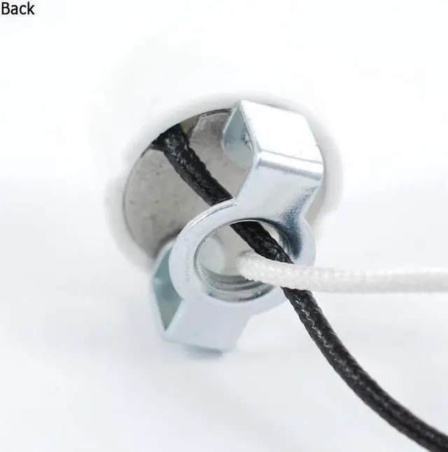 Alt view image 6 of 7 - Satco 80-1796 GU10 ceramic socket with 1/8 IP hickey lampholder