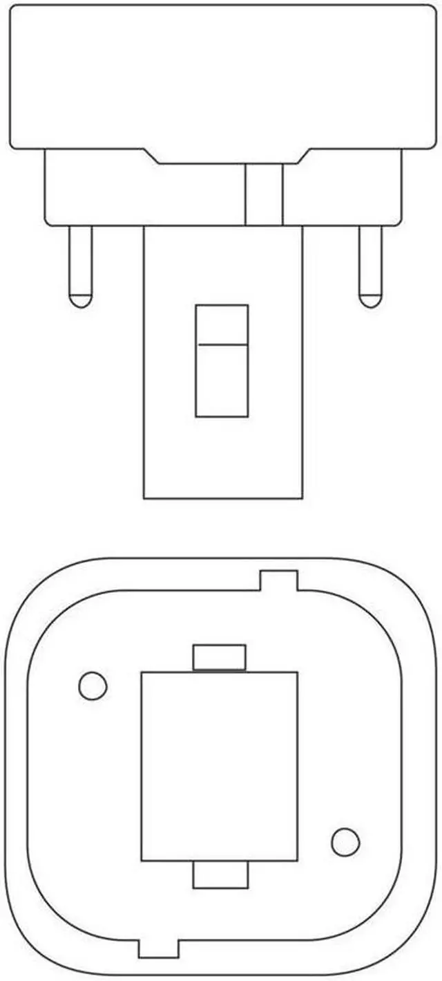 Alt view image 4 of 4 - Sylvania 21113 - CF26DD/827/ECO Double Tube 2 Pin Base Compact Fluorescent Light Bulb