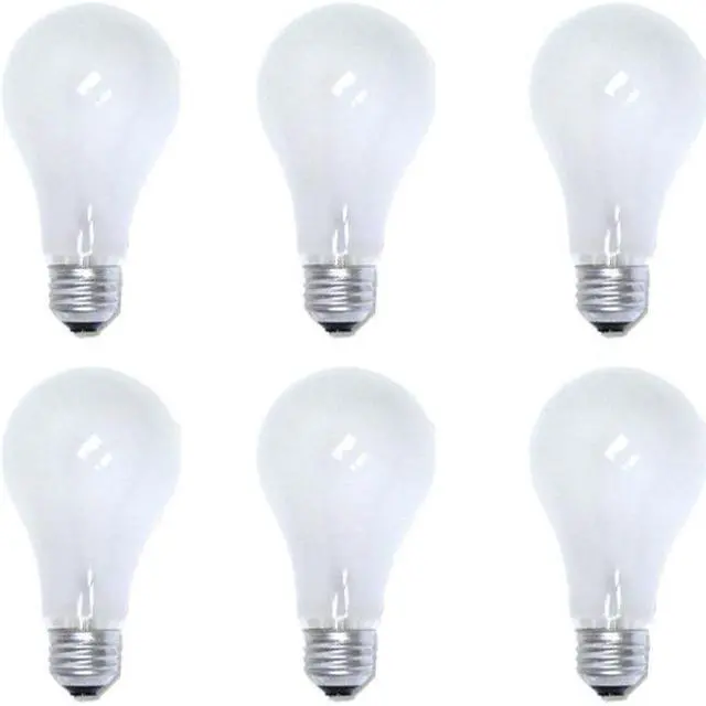 Alt view image 3 of 3 - 6PK - OSRAM BBA 250W 118V Photoflood Frosted Lamp