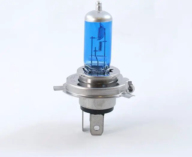 Alt view image 5 of 7 - BULBAMERICA H4 - 100W/80W 12V P43T Xenon White Twin Pack Halogen Light Bulb