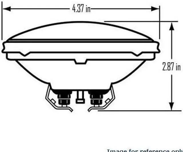 Alt view image 2 of 3 - H7553 - 12w 6v PAR36 Sealed Beam Light Bulb - GE 43570 Replacement